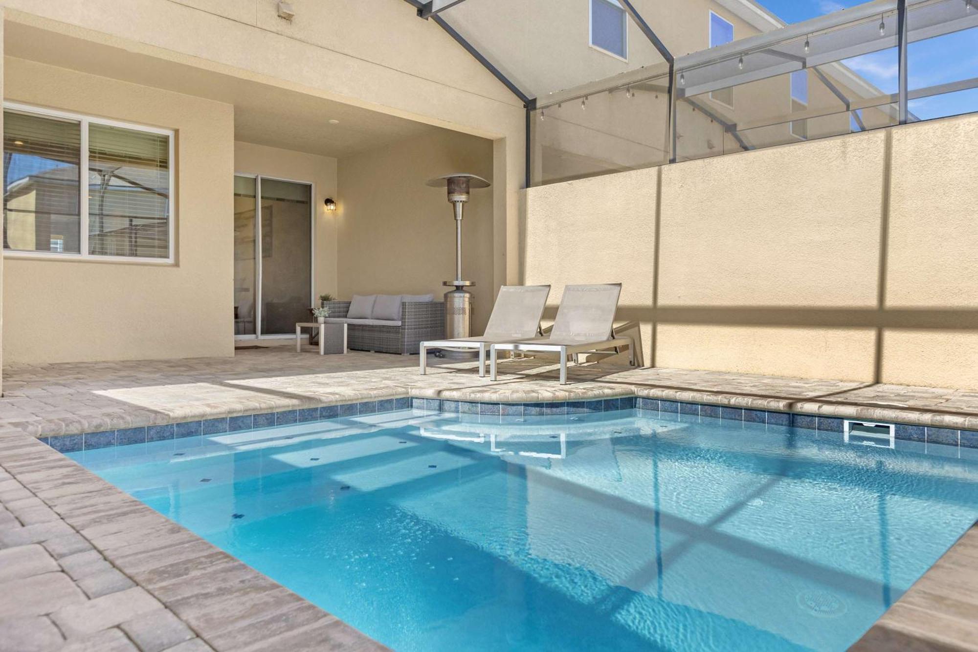 4Br Villa Home With Private Pool Near Disney Kissimmee Bagian luar foto